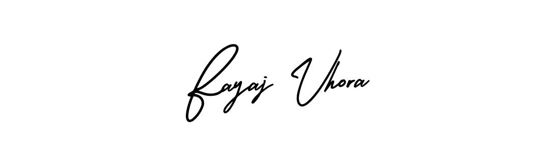 Make a beautiful signature design for name Fayaj Vhora. Use this online signature maker to create a handwritten signature for free. Fayaj Vhora signature style 3 images and pictures png