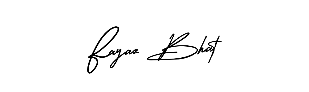 Use a signature maker to create a handwritten signature online. With this signature software, you can design (AmerikaSignatureDemo-Regular) your own signature for name Fayaz Bhat. Fayaz Bhat signature style 3 images and pictures png