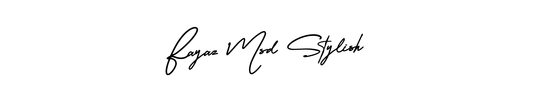 How to Draw Fayaz Msd Stylish signature style? AmerikaSignatureDemo-Regular is a latest design signature styles for name Fayaz Msd Stylish. Fayaz Msd Stylish signature style 3 images and pictures png