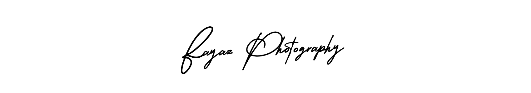 You should practise on your own different ways (AmerikaSignatureDemo-Regular) to write your name (Fayaz Photography) in signature. don't let someone else do it for you. Fayaz Photography signature style 3 images and pictures png