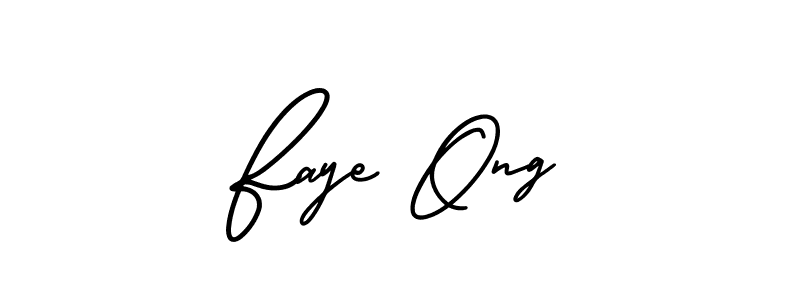 AmerikaSignatureDemo-Regular is a professional signature style that is perfect for those who want to add a touch of class to their signature. It is also a great choice for those who want to make their signature more unique. Get Faye Ong name to fancy signature for free. Faye Ong signature style 3 images and pictures png