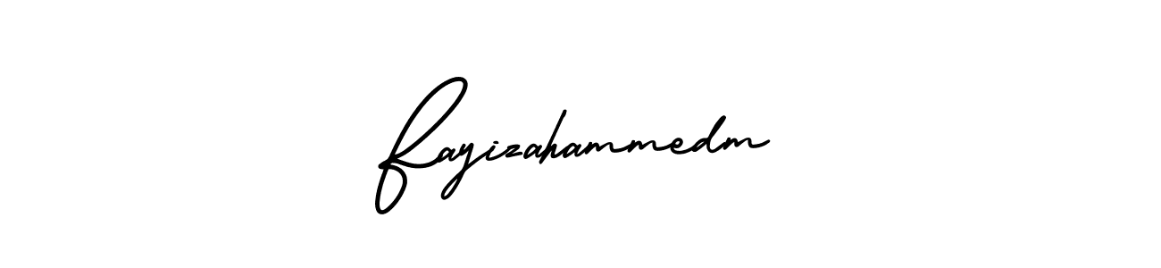 This is the best signature style for the Fayizahammedm name. Also you like these signature font (AmerikaSignatureDemo-Regular). Mix name signature. Fayizahammedm signature style 3 images and pictures png