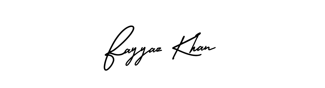 Fayyaz Khan stylish signature style. Best Handwritten Sign (AmerikaSignatureDemo-Regular) for my name. Handwritten Signature Collection Ideas for my name Fayyaz Khan. Fayyaz Khan signature style 3 images and pictures png