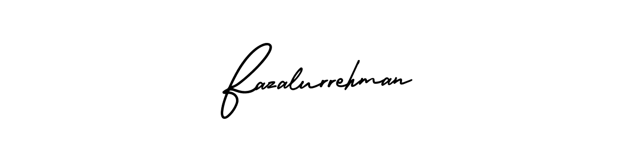 Use a signature maker to create a handwritten signature online. With this signature software, you can design (AmerikaSignatureDemo-Regular) your own signature for name Fazalurrehman. Fazalurrehman signature style 3 images and pictures png