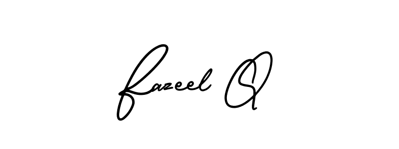 You can use this online signature creator to create a handwritten signature for the name Fazeel Q. This is the best online autograph maker. Fazeel Q signature style 3 images and pictures png