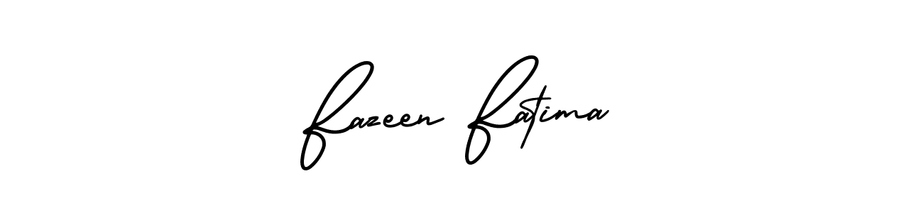 How to Draw Fazeen Fatima signature style? AmerikaSignatureDemo-Regular is a latest design signature styles for name Fazeen Fatima. Fazeen Fatima signature style 3 images and pictures png