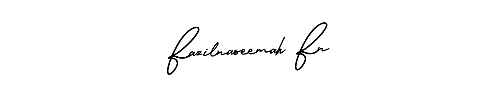 Here are the top 10 professional signature styles for the name Fazilnaseemah Fn. These are the best autograph styles you can use for your name. Fazilnaseemah Fn signature style 3 images and pictures png