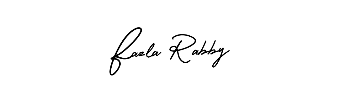 Create a beautiful signature design for name Fazla Rabby. With this signature (AmerikaSignatureDemo-Regular) fonts, you can make a handwritten signature for free. Fazla Rabby signature style 3 images and pictures png