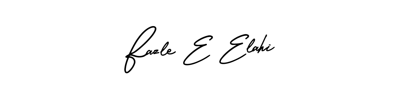 Also You can easily find your signature by using the search form. We will create Fazle E Elahi name handwritten signature images for you free of cost using AmerikaSignatureDemo-Regular sign style. Fazle E Elahi signature style 3 images and pictures png