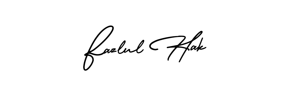 It looks lik you need a new signature style for name Fazlul Hak. Design unique handwritten (AmerikaSignatureDemo-Regular) signature with our free signature maker in just a few clicks. Fazlul Hak signature style 3 images and pictures png