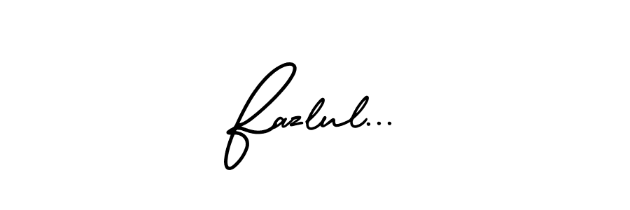 This is the best signature style for the Fazlul... name. Also you like these signature font (AmerikaSignatureDemo-Regular). Mix name signature. Fazlul... signature style 3 images and pictures png