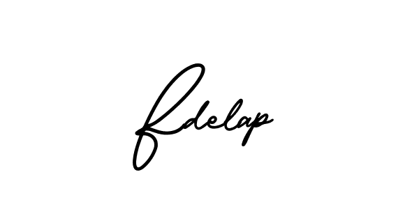 Create a beautiful signature design for name Fdelap. With this signature (AmerikaSignatureDemo-Regular) fonts, you can make a handwritten signature for free. Fdelap signature style 3 images and pictures png