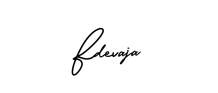 The best way (AmerikaSignatureDemo-Regular) to make a short signature is to pick only two or three words in your name. The name Fdevaja include a total of six letters. For converting this name. Fdevaja signature style 3 images and pictures png