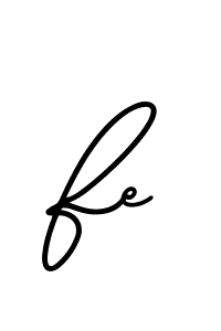 Make a beautiful signature design for name Fe. Use this online signature maker to create a handwritten signature for free. Fe signature style 3 images and pictures png