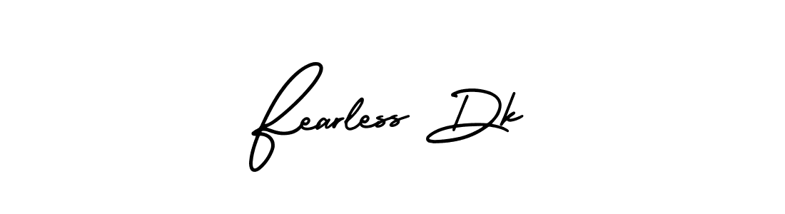 Best and Professional Signature Style for Fearless Dk. AmerikaSignatureDemo-Regular Best Signature Style Collection. Fearless Dk signature style 3 images and pictures png