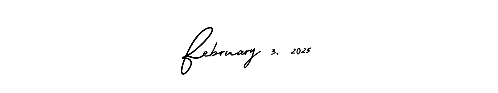 February 3, 2025 stylish signature style. Best Handwritten Sign (AmerikaSignatureDemo-Regular) for my name. Handwritten Signature Collection Ideas for my name February 3, 2025. February 3, 2025 signature style 3 images and pictures png