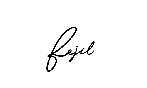 Also we have Fejil name is the best signature style. Create professional handwritten signature collection using AmerikaSignatureDemo-Regular autograph style. Fejil signature style 3 images and pictures png