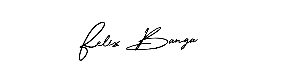 Also You can easily find your signature by using the search form. We will create Felix Banga name handwritten signature images for you free of cost using AmerikaSignatureDemo-Regular sign style. Felix Banga signature style 3 images and pictures png