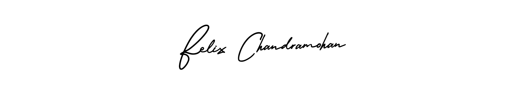 Also we have Felix Chandramohan name is the best signature style. Create professional handwritten signature collection using AmerikaSignatureDemo-Regular autograph style. Felix Chandramohan signature style 3 images and pictures png