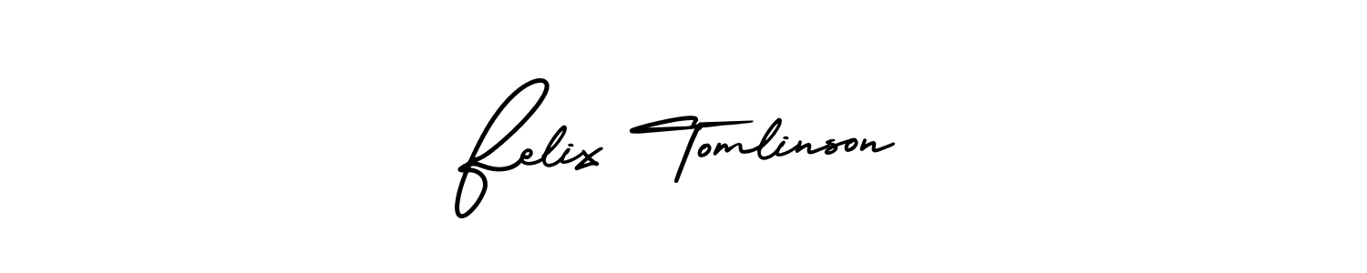 Make a beautiful signature design for name Felix Tomlinson. With this signature (AmerikaSignatureDemo-Regular) style, you can create a handwritten signature for free. Felix Tomlinson signature style 3 images and pictures png