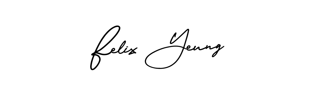 Use a signature maker to create a handwritten signature online. With this signature software, you can design (AmerikaSignatureDemo-Regular) your own signature for name Felix Yeung. Felix Yeung signature style 3 images and pictures png