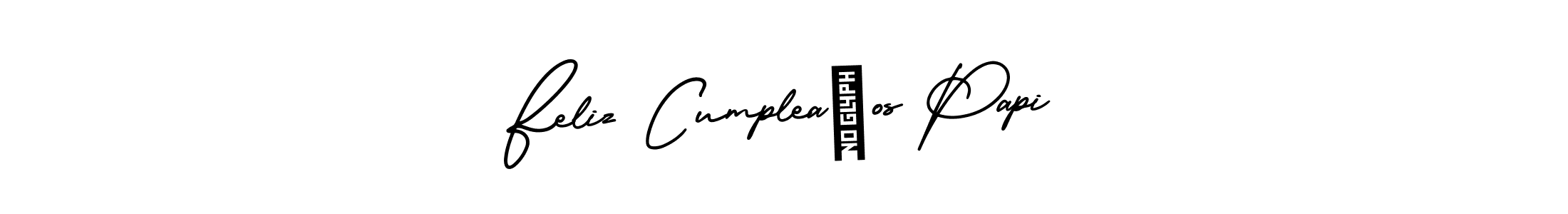 Similarly AmerikaSignatureDemo-Regular is the best handwritten signature design. Signature creator online .You can use it as an online autograph creator for name Feliz Cumpleaños Papi. Feliz Cumpleaños Papi signature style 3 images and pictures png