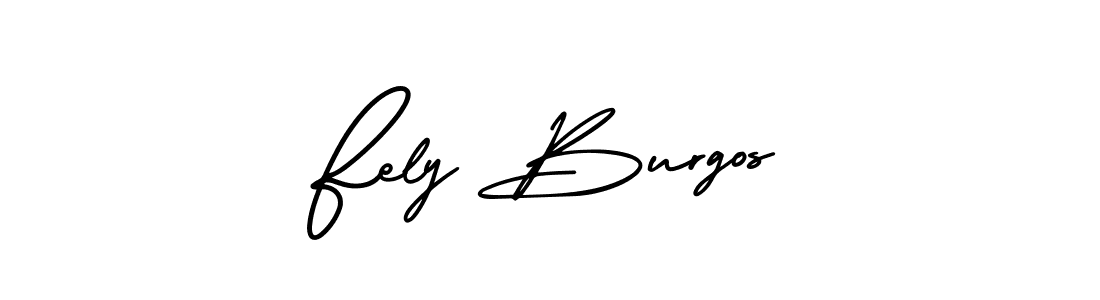 Check out images of Autograph of Fely Burgos name. Actor Fely Burgos Signature Style. AmerikaSignatureDemo-Regular is a professional sign style online. Fely Burgos signature style 3 images and pictures png