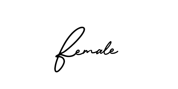 Make a beautiful signature design for name Female. Use this online signature maker to create a handwritten signature for free. Female signature style 3 images and pictures png