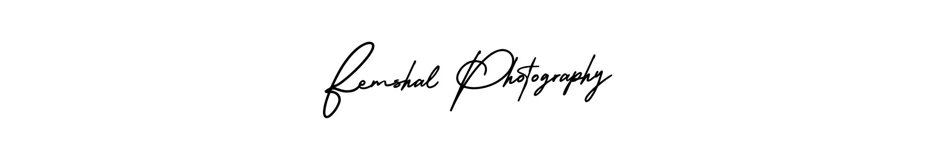 Also we have Femshal Photography name is the best signature style. Create professional handwritten signature collection using AmerikaSignatureDemo-Regular autograph style. Femshal Photography signature style 3 images and pictures png