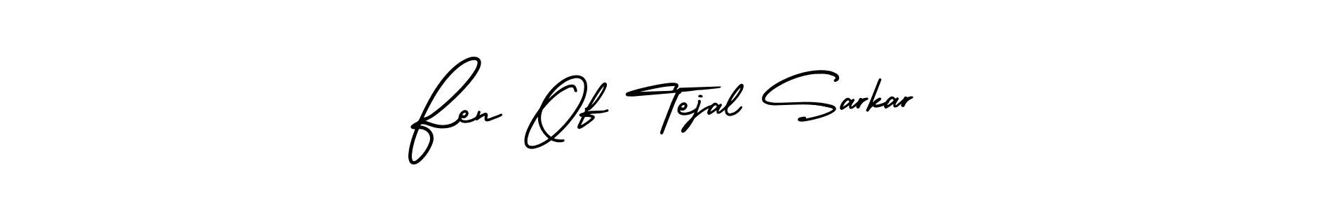 How to make Fen Of Tejal Sarkar signature? AmerikaSignatureDemo-Regular is a professional autograph style. Create handwritten signature for Fen Of Tejal Sarkar name. Fen Of Tejal Sarkar signature style 3 images and pictures png
