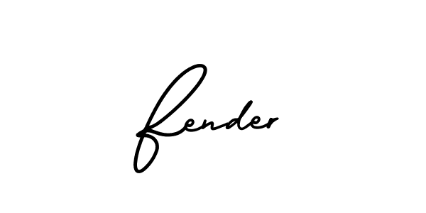 Create a beautiful signature design for name Fender. With this signature (AmerikaSignatureDemo-Regular) fonts, you can make a handwritten signature for free. Fender signature style 3 images and pictures png