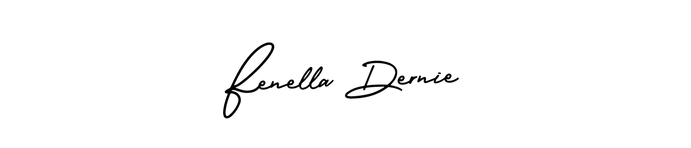 Also You can easily find your signature by using the search form. We will create Fenella Dernie name handwritten signature images for you free of cost using AmerikaSignatureDemo-Regular sign style. Fenella Dernie signature style 3 images and pictures png