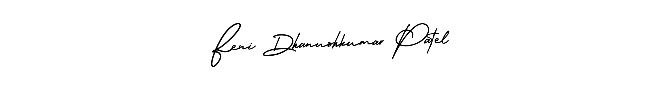 Best and Professional Signature Style for Feni Dhanushkumar Patel. AmerikaSignatureDemo-Regular Best Signature Style Collection. Feni Dhanushkumar Patel signature style 3 images and pictures png