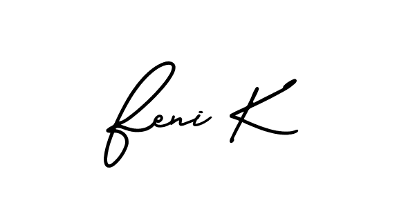 Check out images of Autograph of Feni K name. Actor Feni K Signature Style. AmerikaSignatureDemo-Regular is a professional sign style online. Feni K signature style 3 images and pictures png