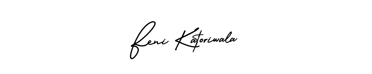 Make a short Feni Katoriwala signature style. Manage your documents anywhere anytime using AmerikaSignatureDemo-Regular. Create and add eSignatures, submit forms, share and send files easily. Feni Katoriwala signature style 3 images and pictures png