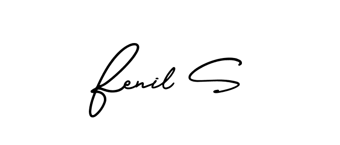 You can use this online signature creator to create a handwritten signature for the name Fenil S. This is the best online autograph maker. Fenil S signature style 3 images and pictures png