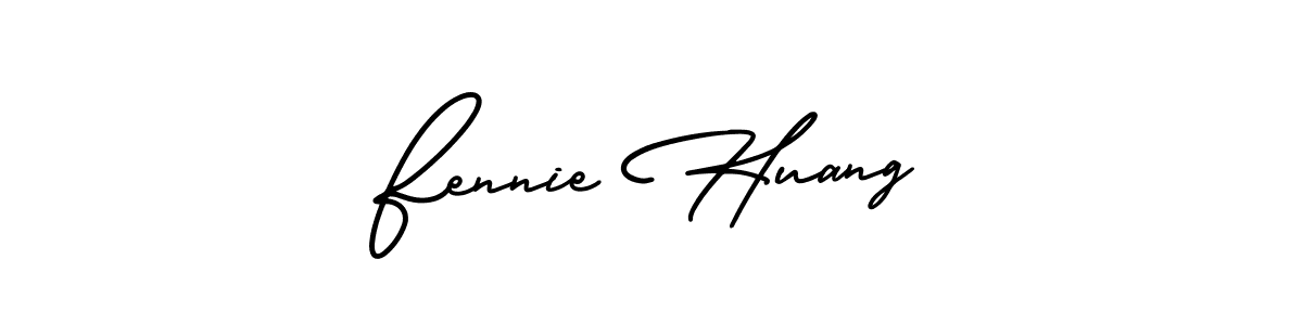 AmerikaSignatureDemo-Regular is a professional signature style that is perfect for those who want to add a touch of class to their signature. It is also a great choice for those who want to make their signature more unique. Get Fennie Huang name to fancy signature for free. Fennie Huang signature style 3 images and pictures png