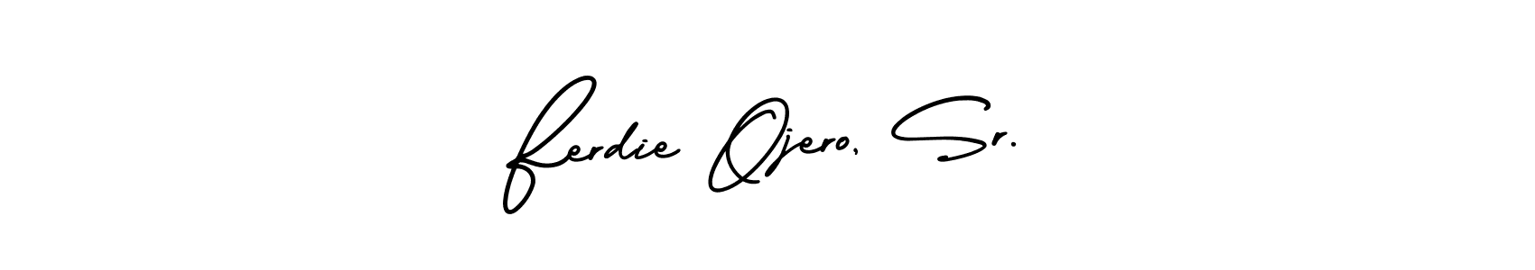 Best and Professional Signature Style for Ferdie Ojero, Sr.. AmerikaSignatureDemo-Regular Best Signature Style Collection. Ferdie Ojero, Sr. signature style 3 images and pictures png