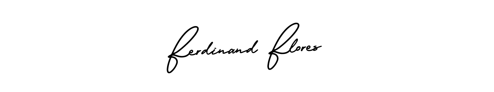 AmerikaSignatureDemo-Regular is a professional signature style that is perfect for those who want to add a touch of class to their signature. It is also a great choice for those who want to make their signature more unique. Get Ferdinand Flores name to fancy signature for free. Ferdinand Flores signature style 3 images and pictures png