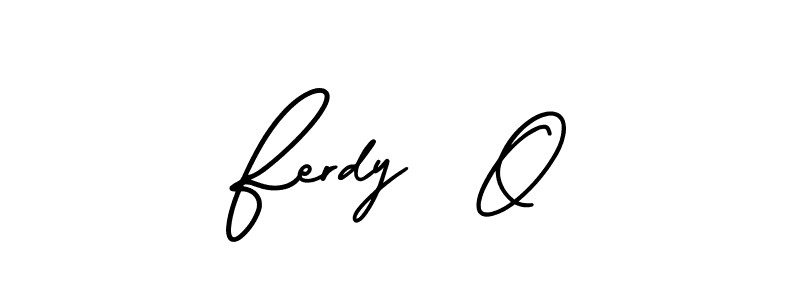 Make a beautiful signature design for name Ferdy  O. Use this online signature maker to create a handwritten signature for free. Ferdy  O signature style 3 images and pictures png