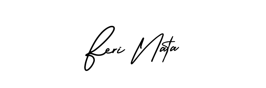 Once you've used our free online signature maker to create your best signature AmerikaSignatureDemo-Regular style, it's time to enjoy all of the benefits that Feri Nata name signing documents. Feri Nata signature style 3 images and pictures png