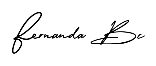 Personalize your online presence with Fernanda Bc signature rendered in elegant AmerikaSignatureDemo-Regular font. Great for website footers and blogs. Fernanda Bc signature style 3 images and pictures png