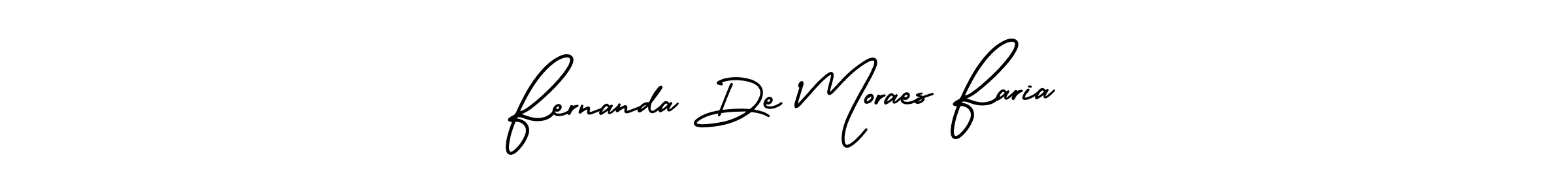 Use a signature maker to create a handwritten signature online. With this signature software, you can design (AmerikaSignatureDemo-Regular) your own signature for name Fernanda De Moraes Faria. Fernanda De Moraes Faria signature style 3 images and pictures png