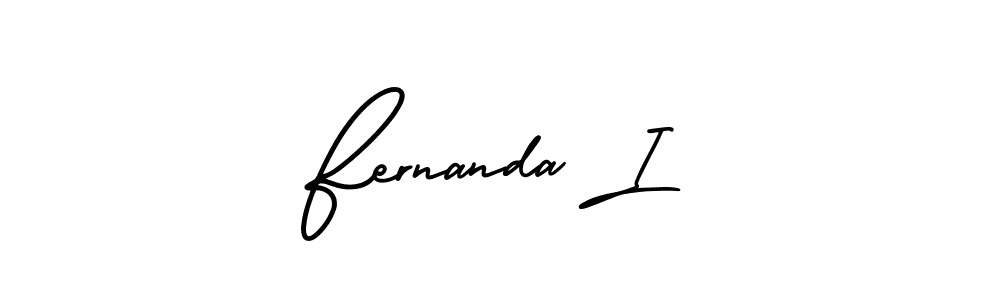 Also we have Fernanda I name is the best signature style. Create professional handwritten signature collection using AmerikaSignatureDemo-Regular autograph style. Fernanda I signature style 3 images and pictures png