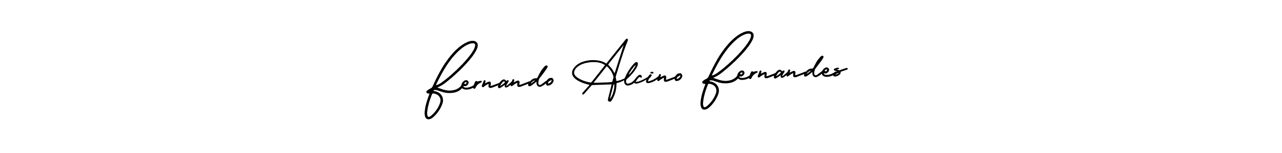 This is the best signature style for the Fernando Alcino Fernandes name. Also you like these signature font (AmerikaSignatureDemo-Regular). Mix name signature. Fernando Alcino Fernandes signature style 3 images and pictures png