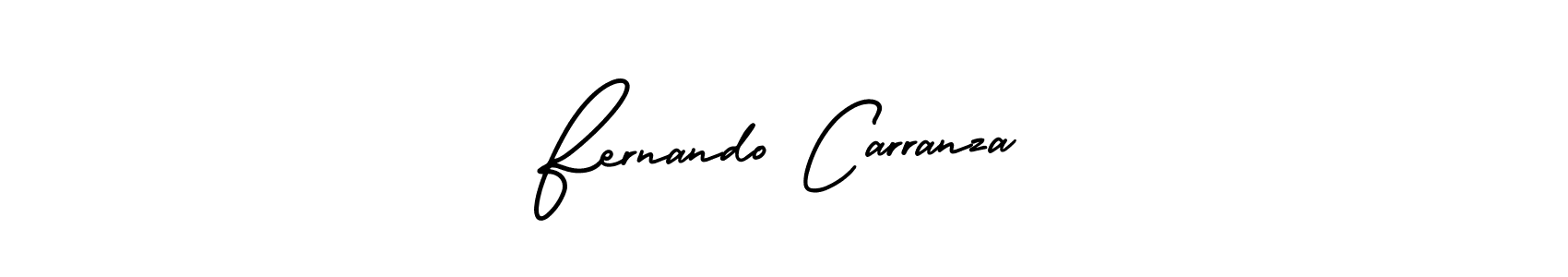 This is the best signature style for the Fernando Carranza name. Also you like these signature font (AmerikaSignatureDemo-Regular). Mix name signature. Fernando Carranza signature style 3 images and pictures png