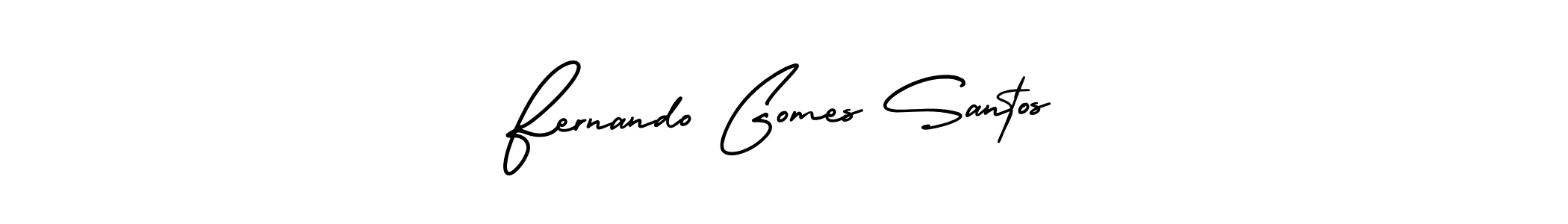 Also we have Fernando Gomes Santos name is the best signature style. Create professional handwritten signature collection using AmerikaSignatureDemo-Regular autograph style. Fernando Gomes Santos signature style 3 images and pictures png