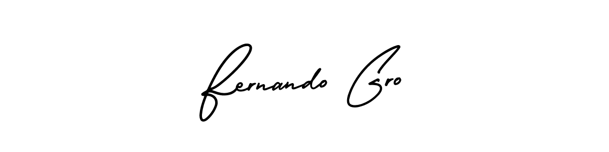 Best and Professional Signature Style for Fernando Gro. AmerikaSignatureDemo-Regular Best Signature Style Collection. Fernando Gro signature style 3 images and pictures png