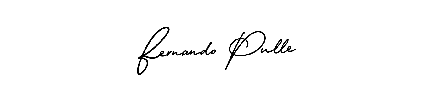 How to make Fernando Pulle name signature. Use AmerikaSignatureDemo-Regular style for creating short signs online. This is the latest handwritten sign. Fernando Pulle signature style 3 images and pictures png