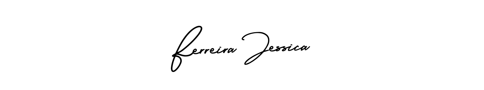 if you are searching for the best signature style for your name Ferreira Jessica. so please give up your signature search. here we have designed multiple signature styles  using AmerikaSignatureDemo-Regular. Ferreira Jessica signature style 3 images and pictures png